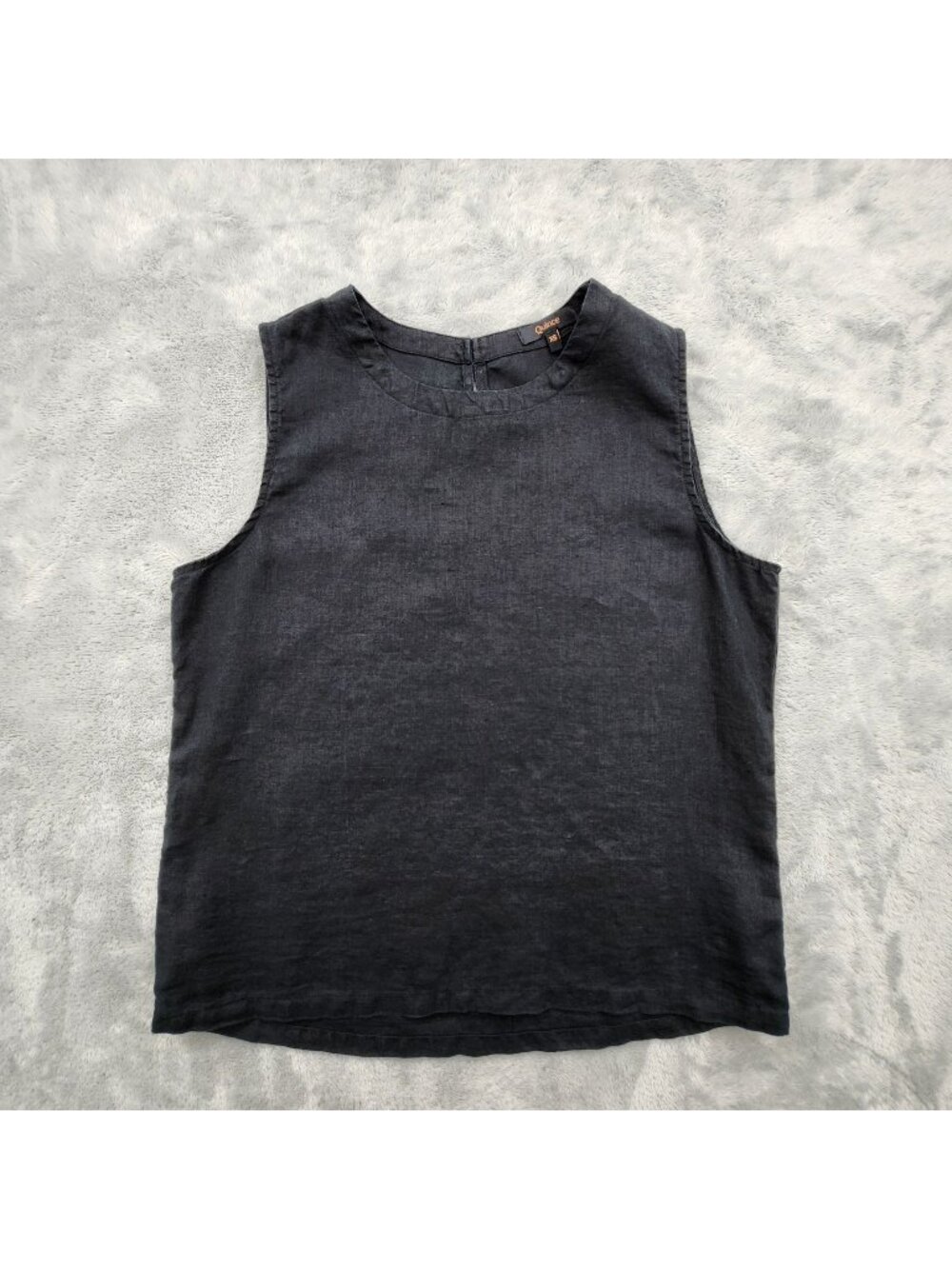 Quince Flax European Linen Tank Top XS Euro Summer Quiet Luxury Chic Minimalist